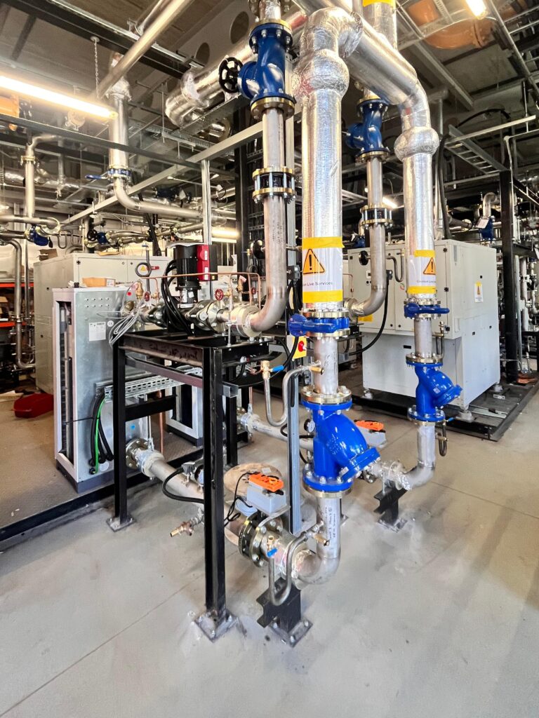 Boiler House Installation of Metric Tru-Bore Pipework