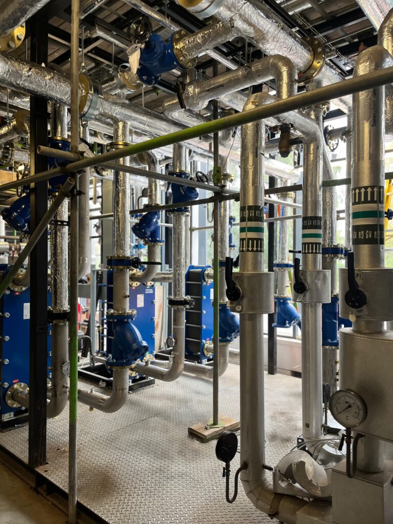 Boiler House Installation of Metric Tru-Bore Pipework