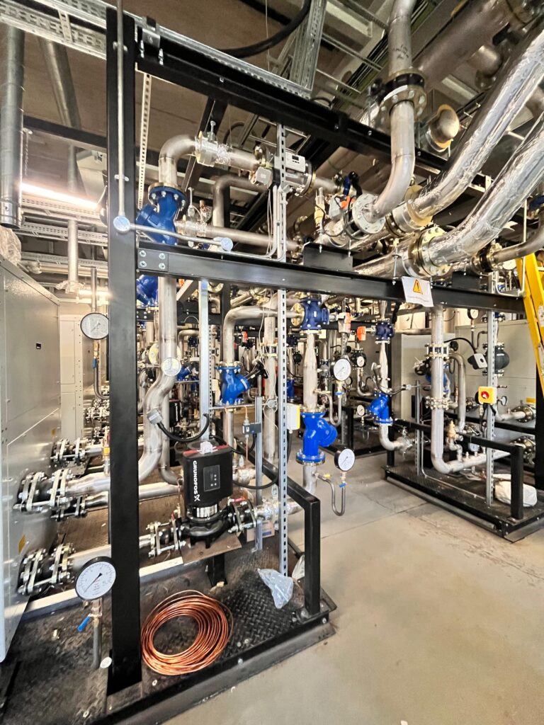 Boiler House Installation of Metric Tru-Bore Pipework